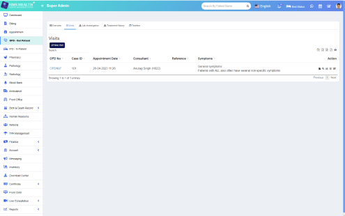 OPD Dashboard